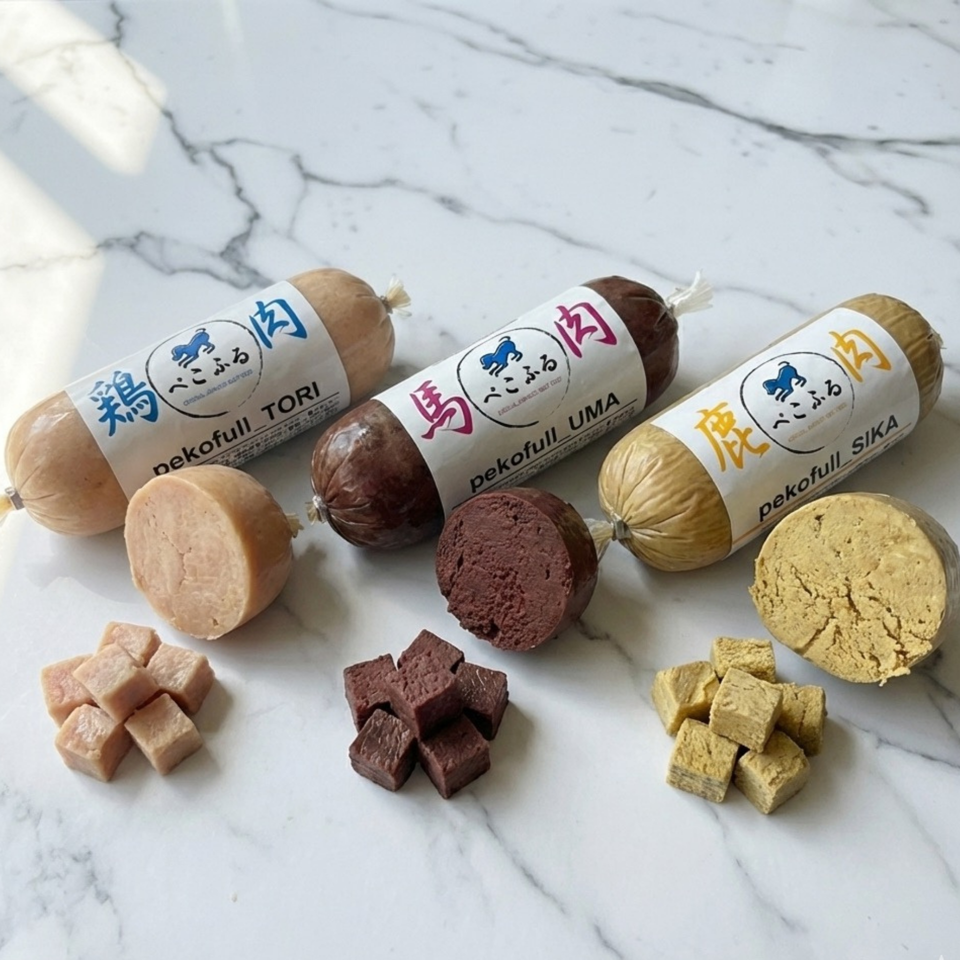 ぺこフル 100本限定】pekofull_HITSUJI 愛犬用 フレッシュロールフード（クール