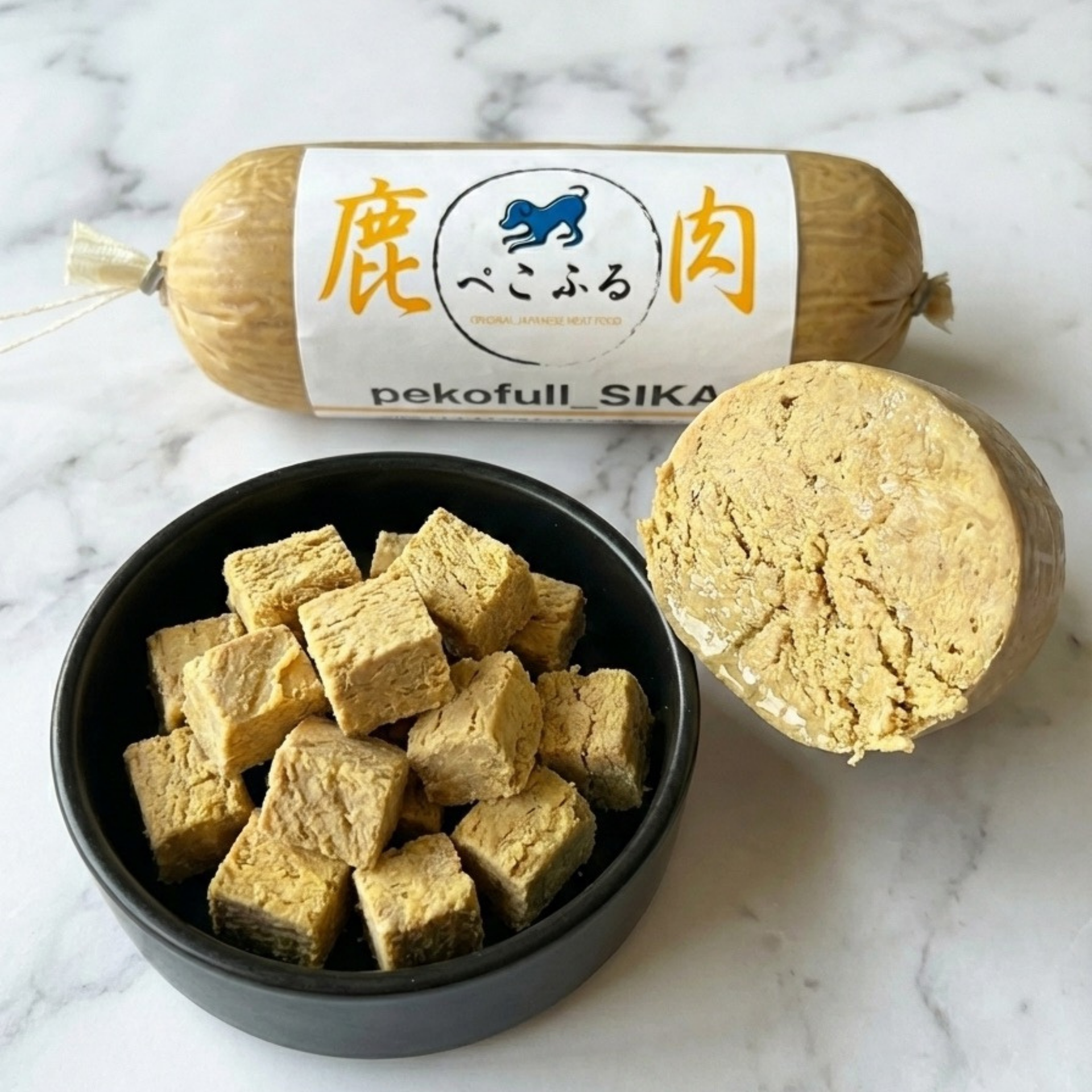 ドッグフード 鹿肉・馬肉・鶏肉 5本セット　ぺこふる ぺこふる 400g 6本セット（鶏、馬、鹿） : ジュイール - 通販 - Yahoo